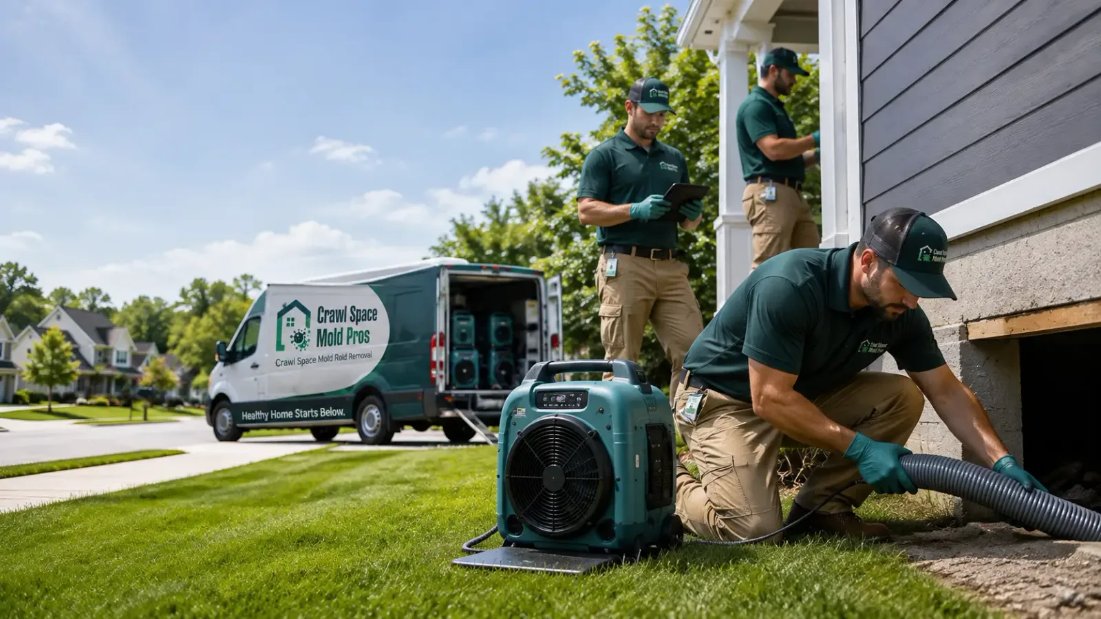 Crawl Space Mold Removal in Pleasantville, OH